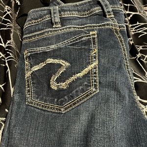 Silver women’s jeans